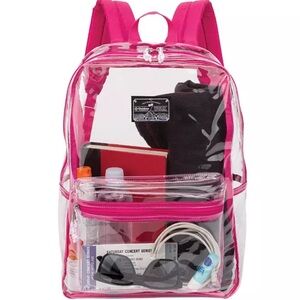 NWT Outdoor Products Clear Pass Day Pack in pink
